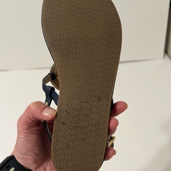 Michael Kors Blue & Gold Sandals Size 6.5 - Picture 3 of 9